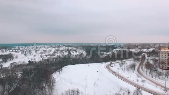 冬季建造的社会主义苏联空军基地视频的预览图