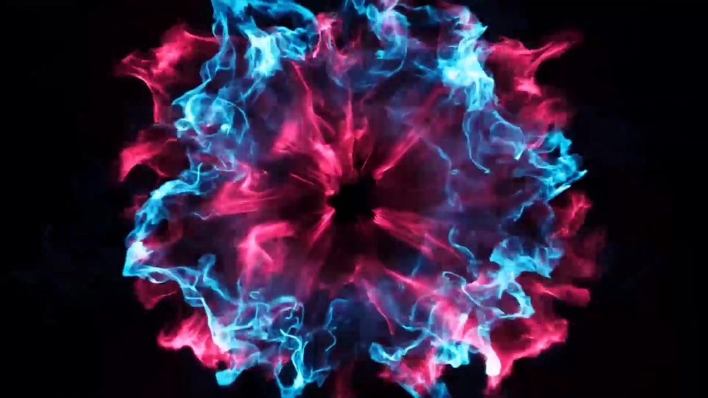 彩色动感火焰百大DJ神曲抖音VJ视频背景视频的预览图