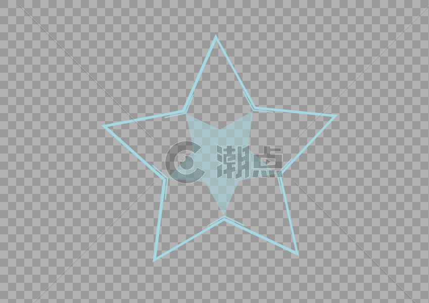 五角星装饰图标设计图片素材免费下载