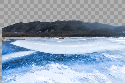 冰封的湖泊图片素材免费下载