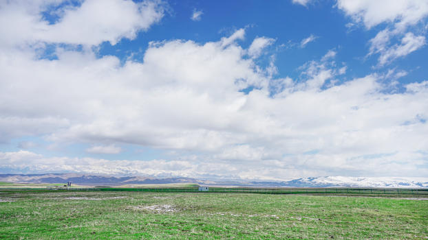 新疆伊犁那拉提空中草原图片素材免费下载