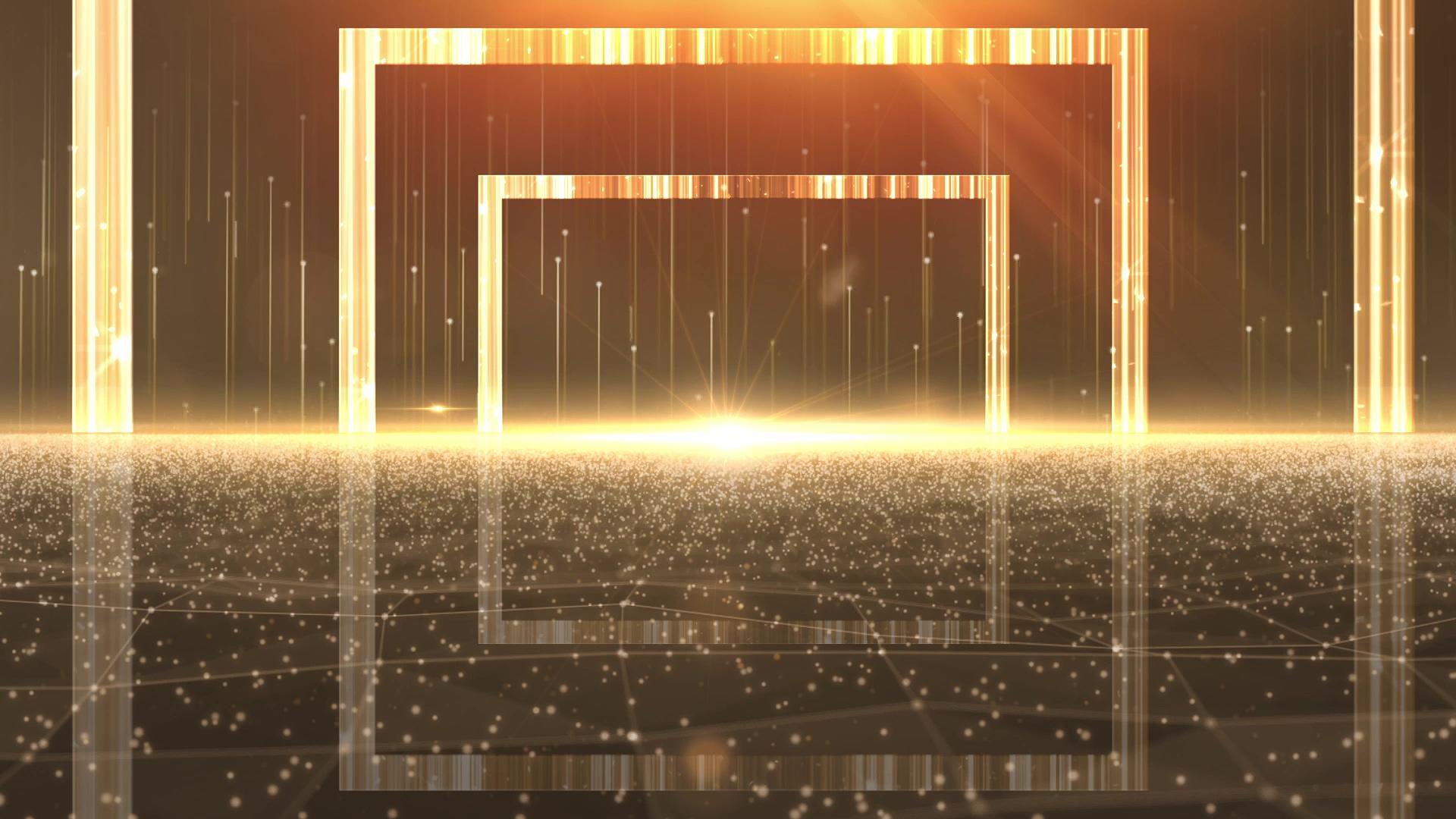 金色舞台粒子视频的预览图