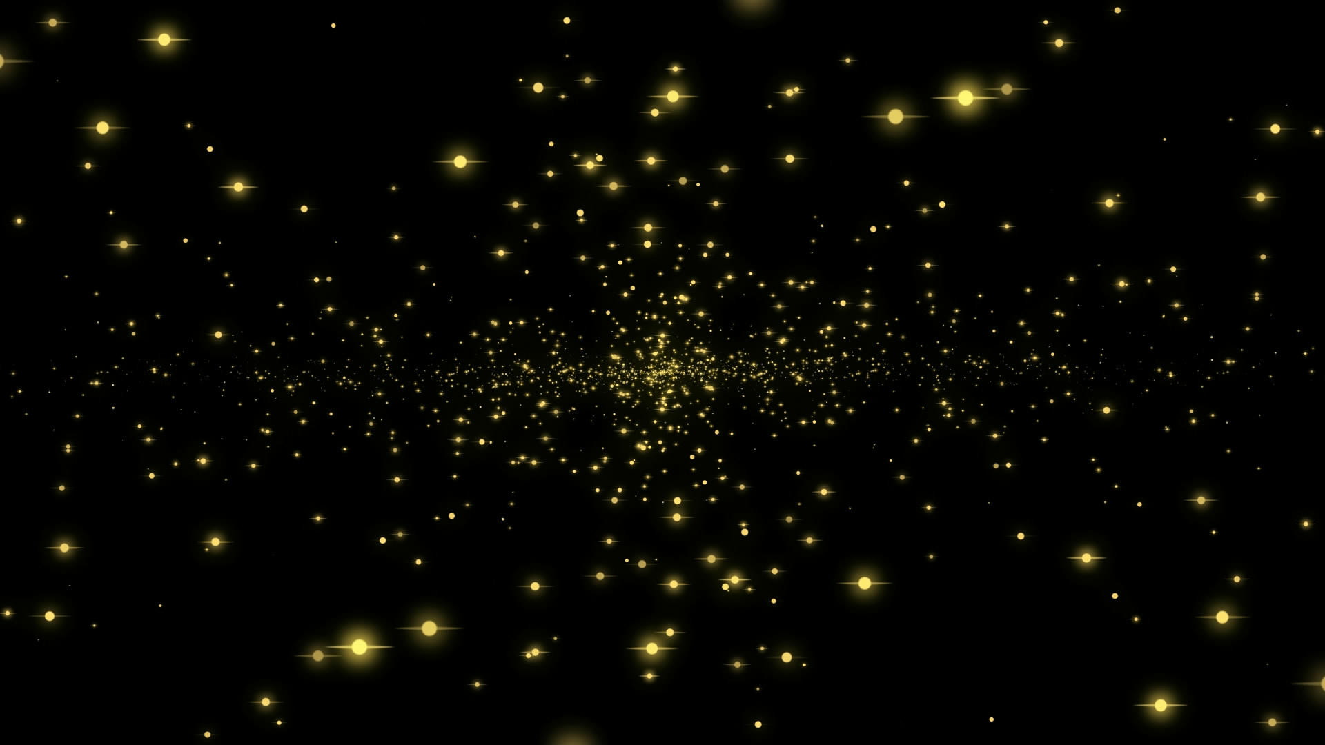 透明通道的金色粒子穿梭视频素材视频的预览图