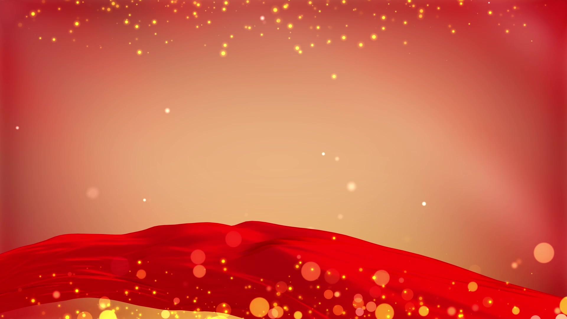 红色丝绸主题背景视频的预览图