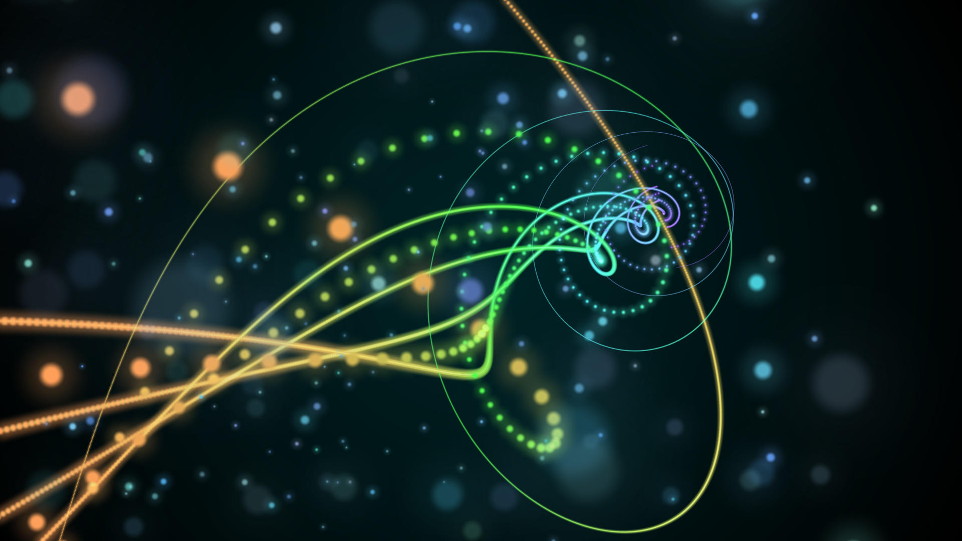 螺旋粒子动态背景视频的预览图