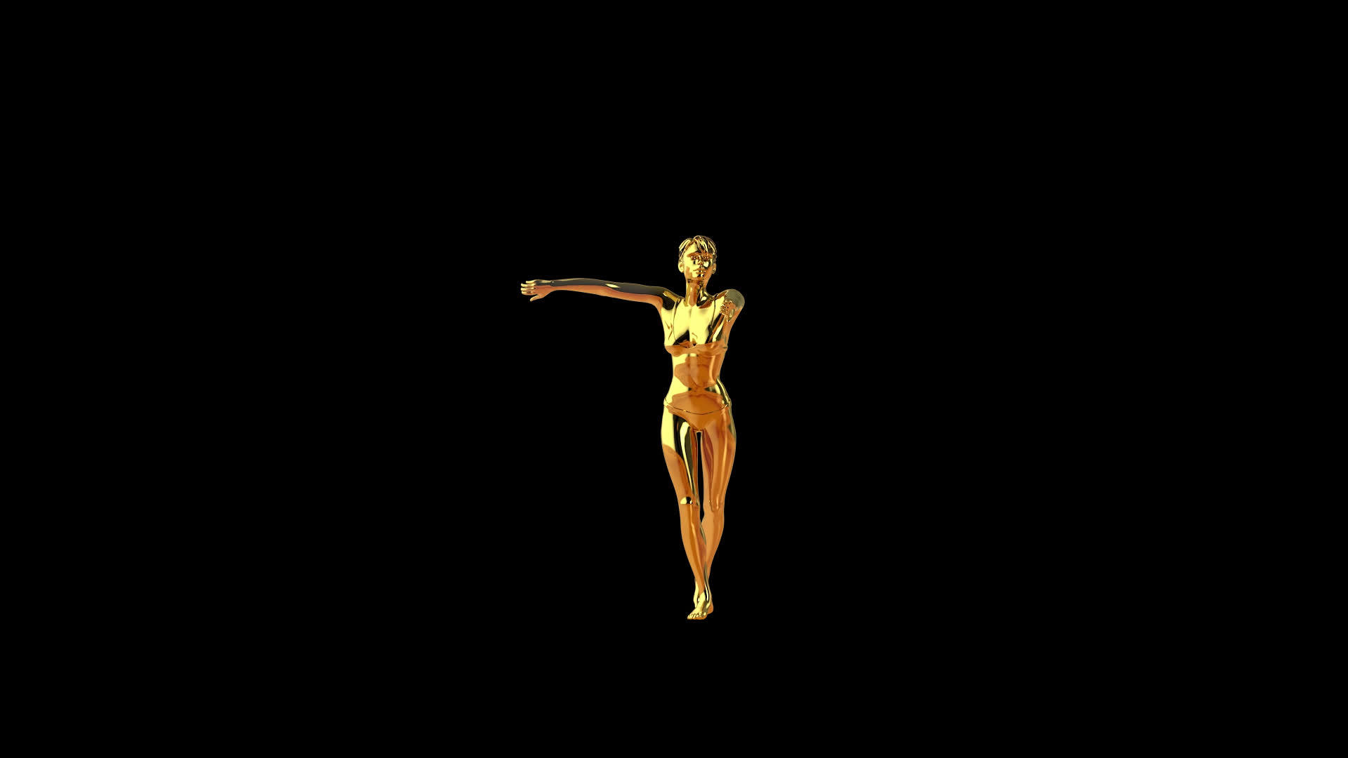 美丽的金女萨尔萨舞阿尔法频道视频的预览图