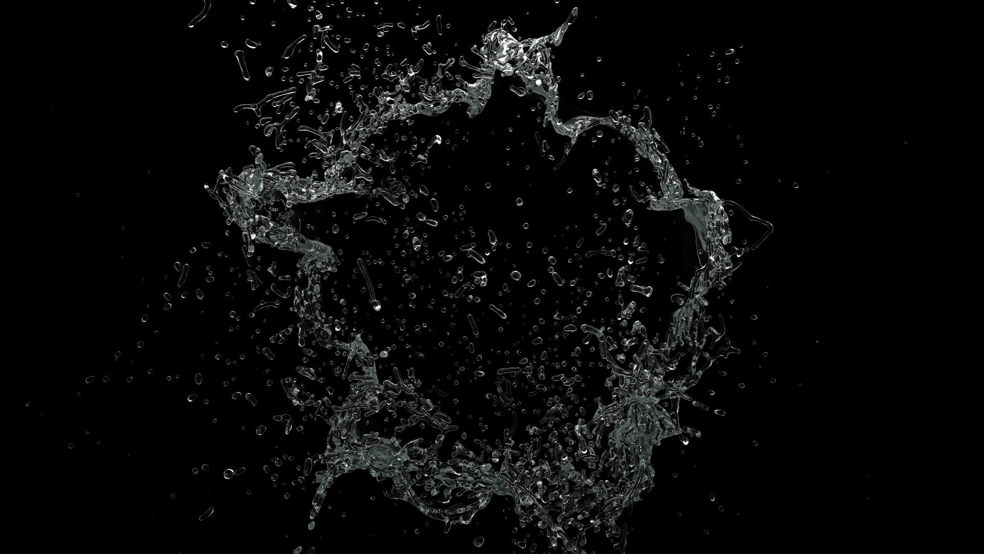 黑色背景4k缓慢运动下水喷发视频的预览图