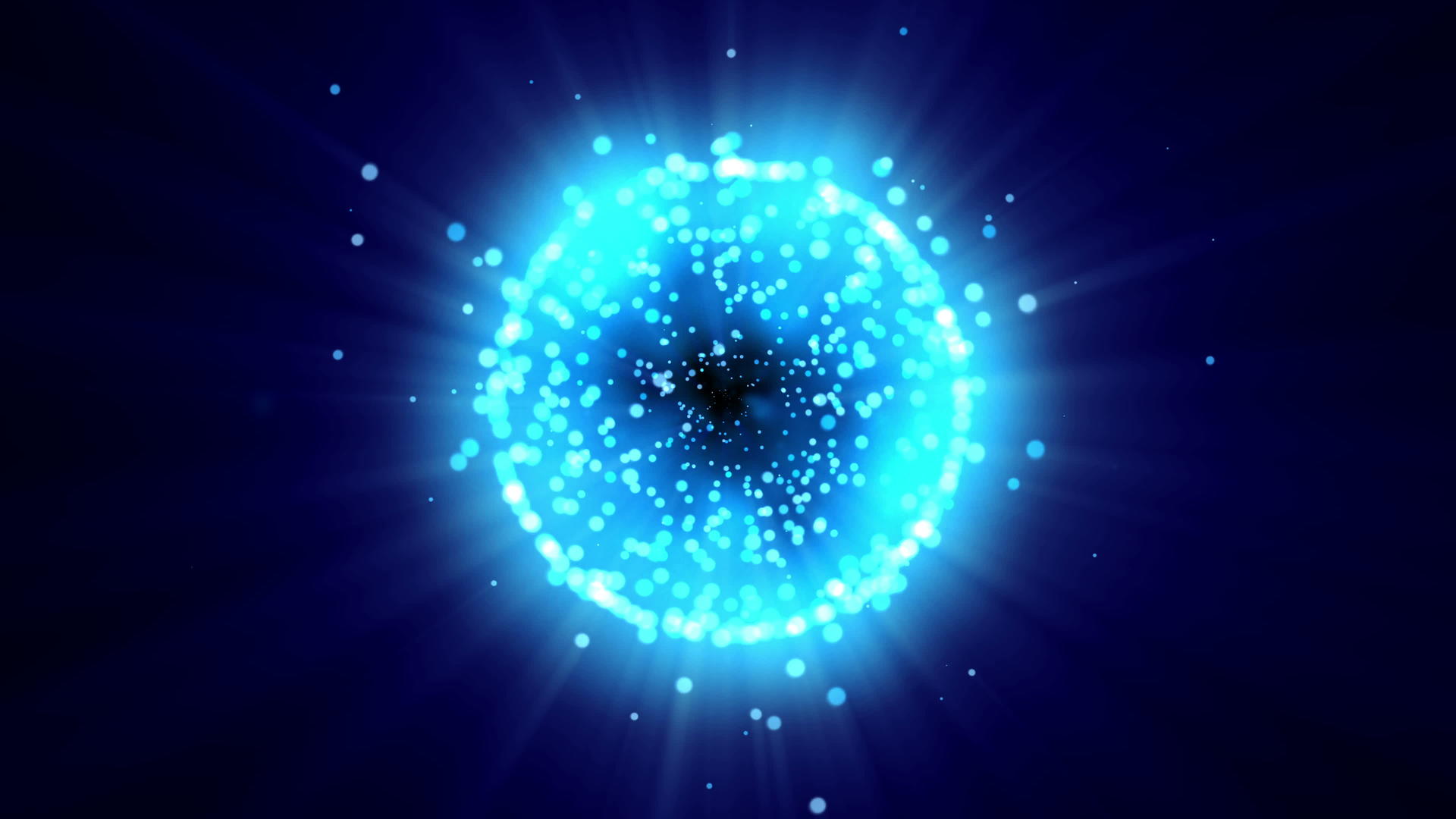分子球体3d粒子4k视频的预览图