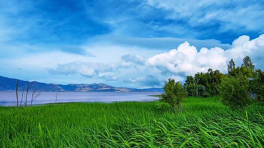 美丽的云南大理洱海风景旅游宣传背景视频视频的预览图