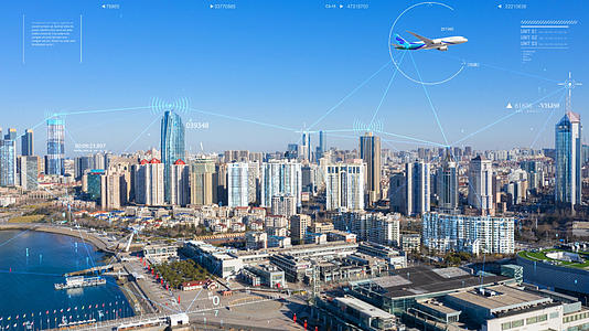 科技互联网城市AE模板视频的预览图