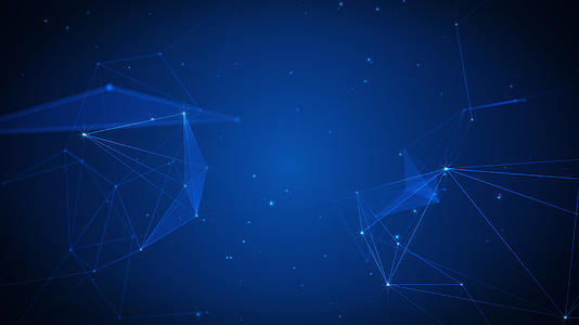 4K星空线蓝色科技背景视频的预览图