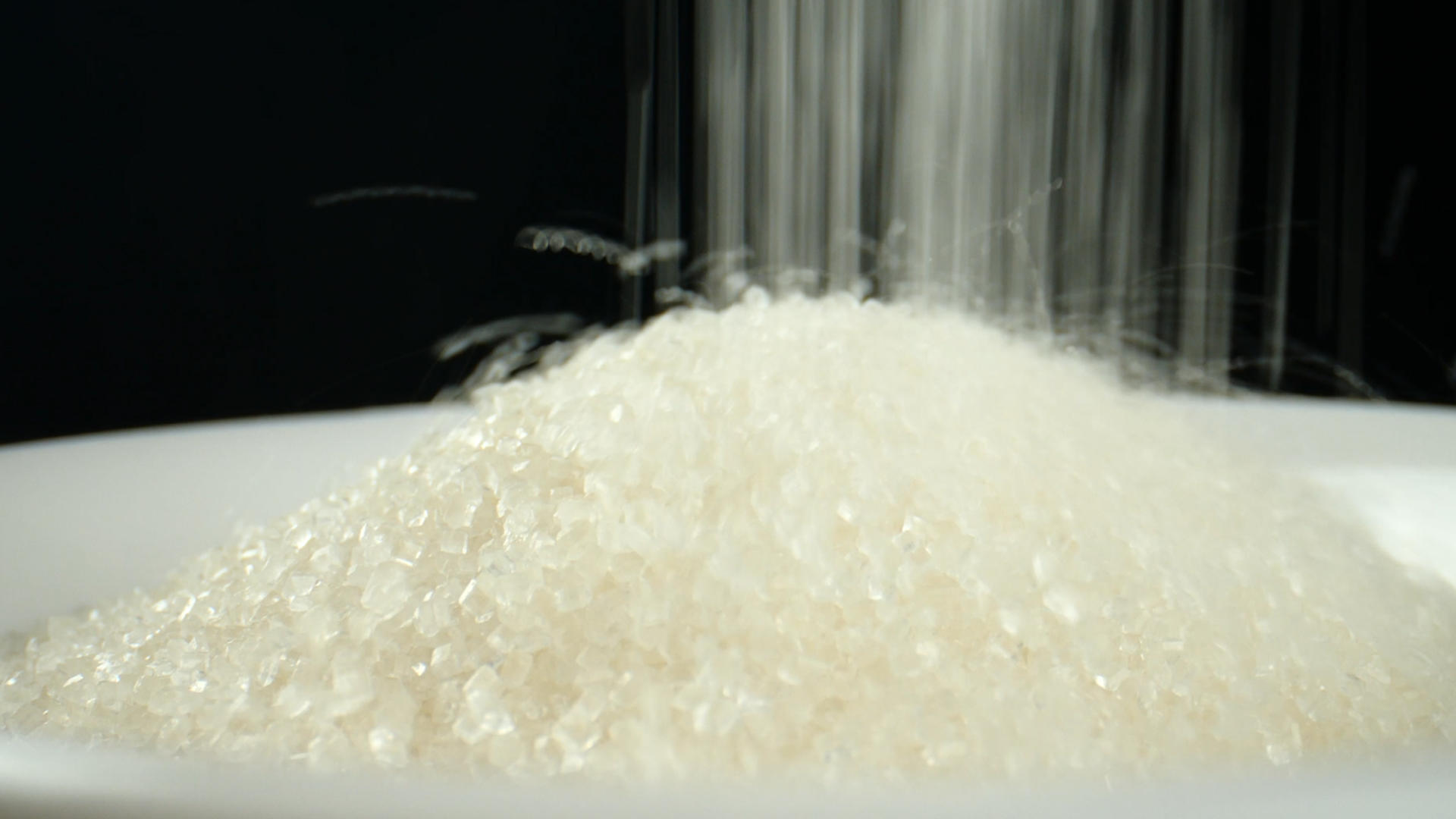 4K白砂糖微距白糖糖调味料视频的预览图