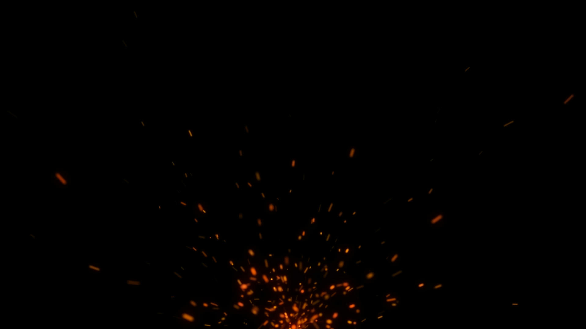 透明通道粒子火花素材视频的预览图