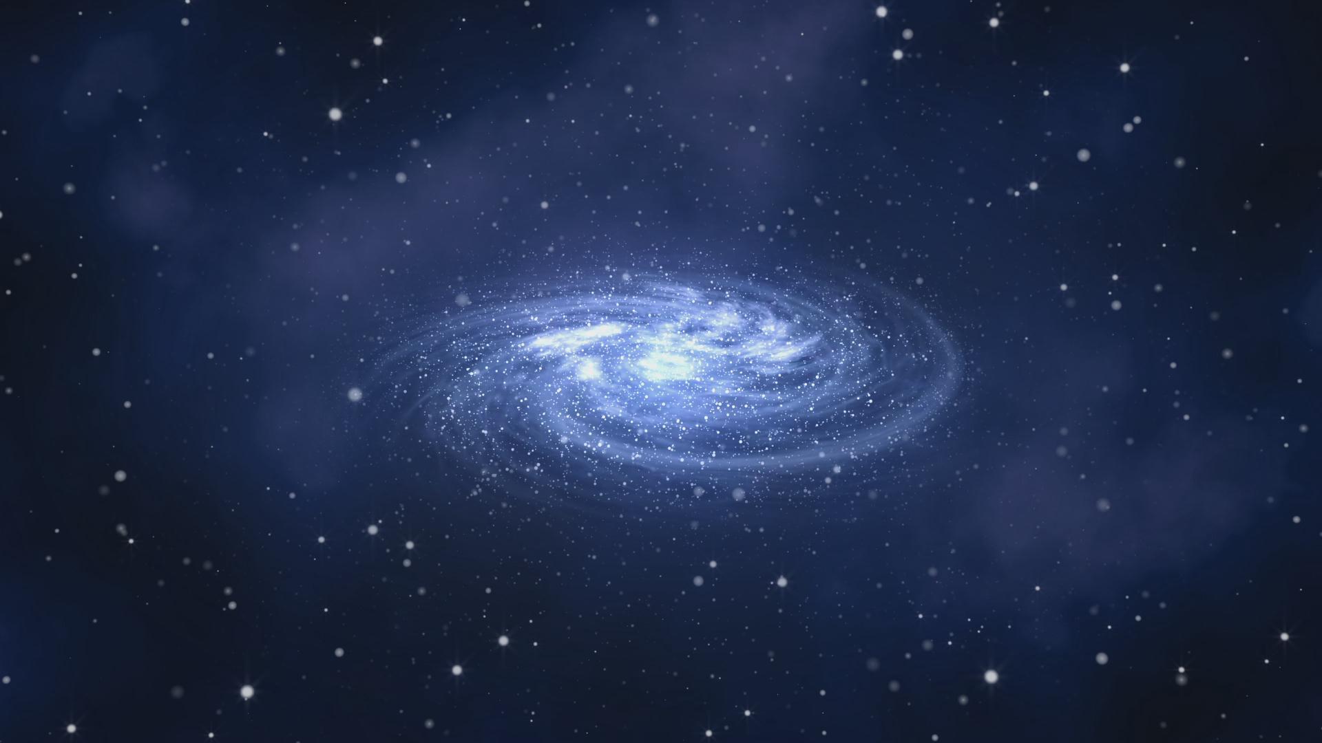 星空星云粒子背景视频的预览图