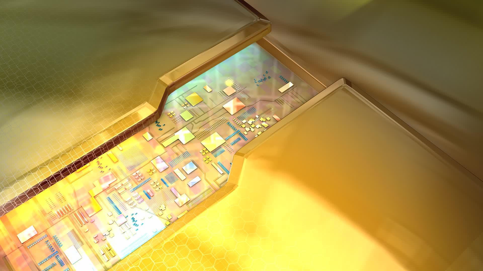 高科技数字主题背景动画视频的预览图