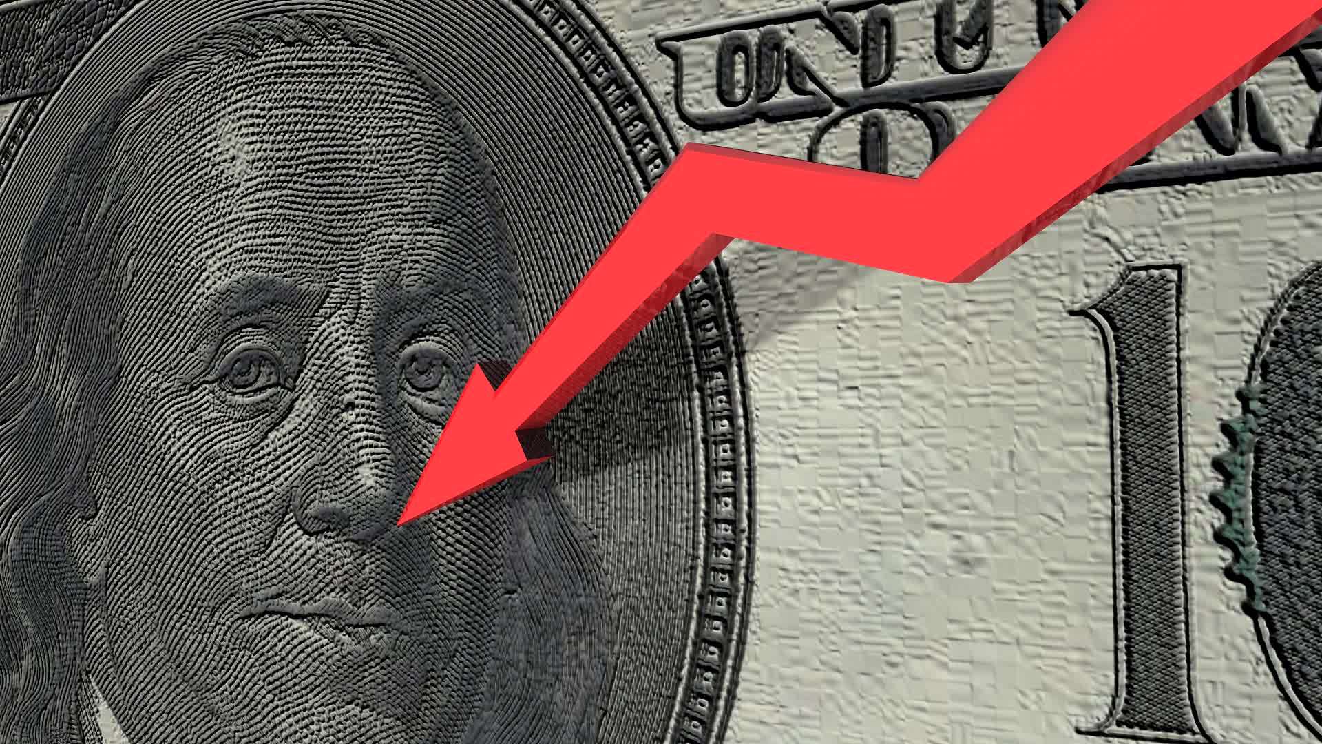 美元价值下跌下跌视频的预览图