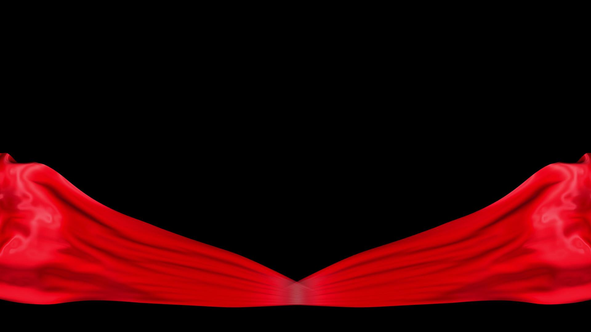 红绸飘动颁奖红绸合成循环通道4K视频的预览图