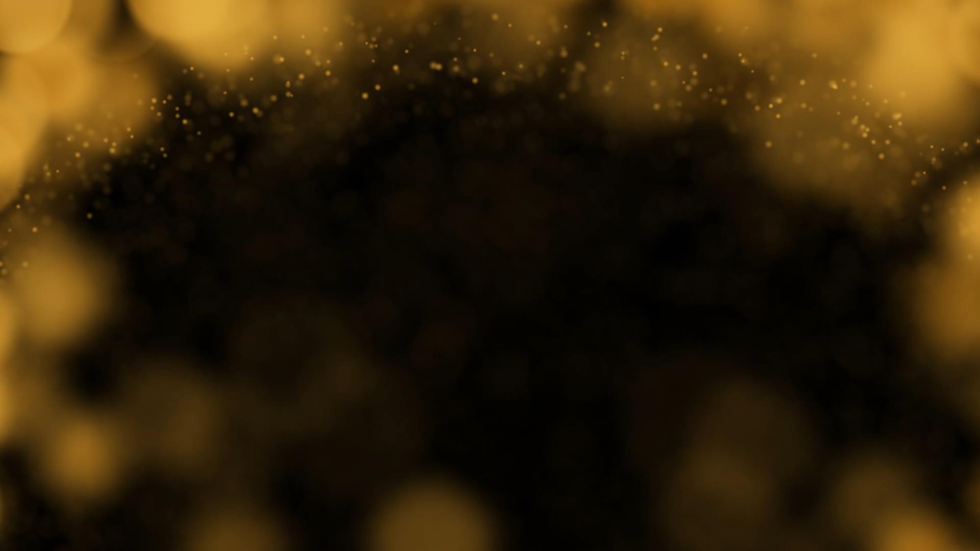 金色粒子光斑透明背景边框动态视频元素视频的预览图
