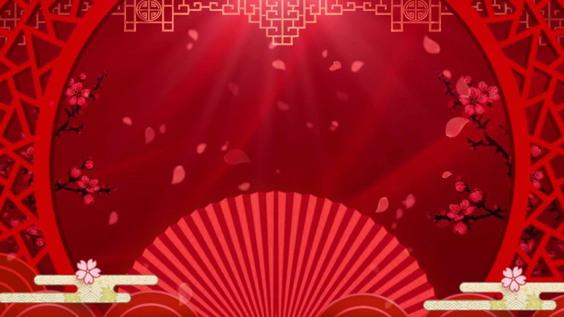 中国风戏曲舞台背景视频的预览图