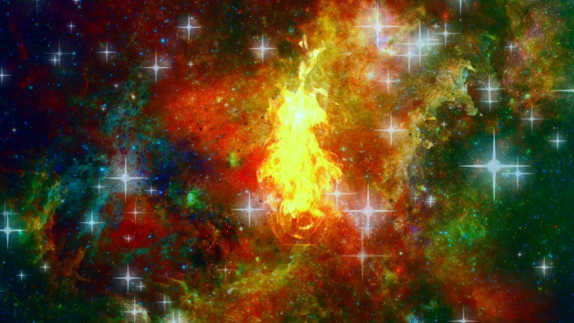 永生宇宙中的火焰视频的预览图