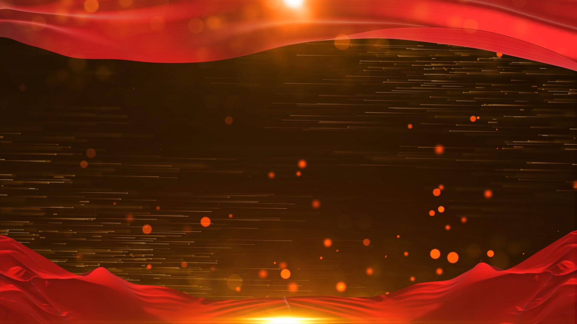 4K粒子光线红绸背景视频的预览图