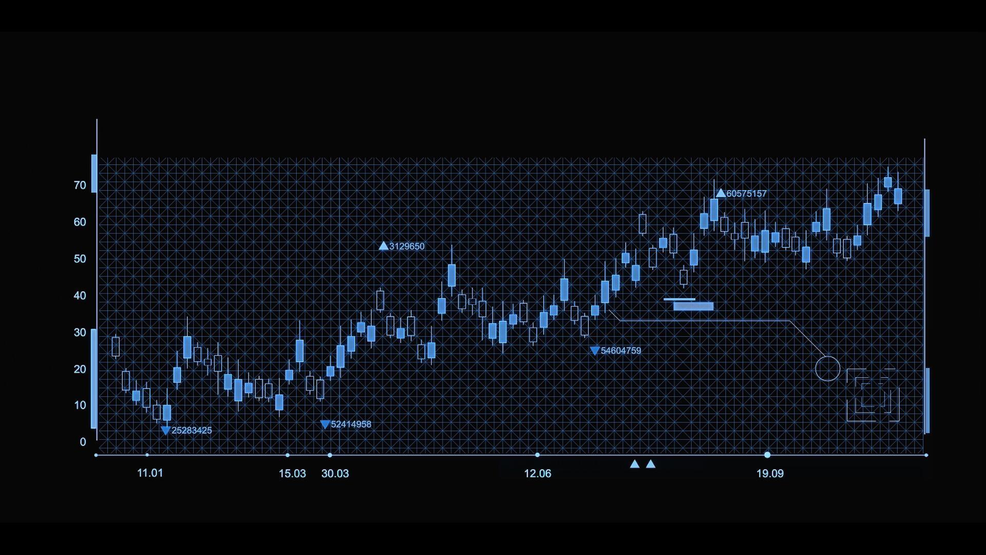 金融市场数据动画视频的预览图