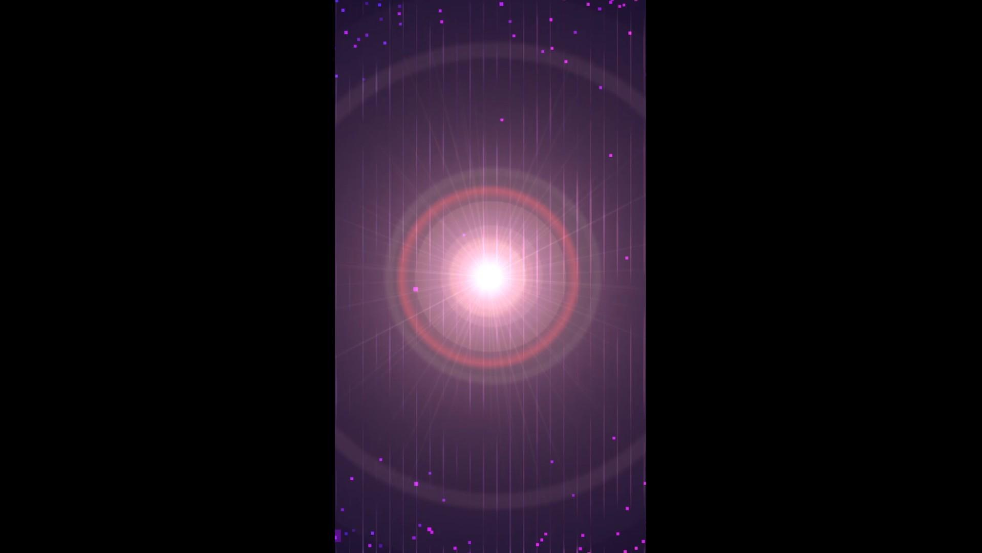 紫色光圈粒子唯美竖屏背景视频的预览图