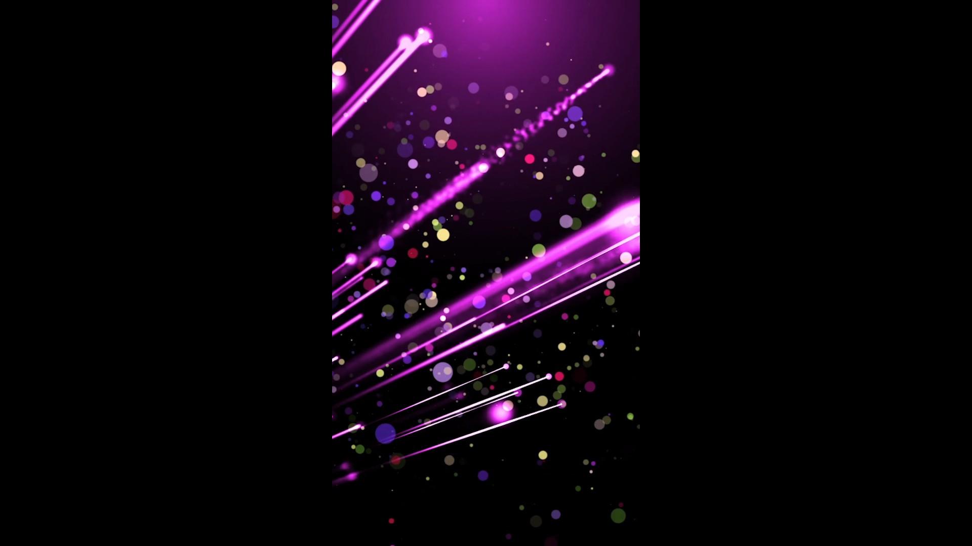 唯美紫色粒子婚礼婚期浪漫背景视频的预览图