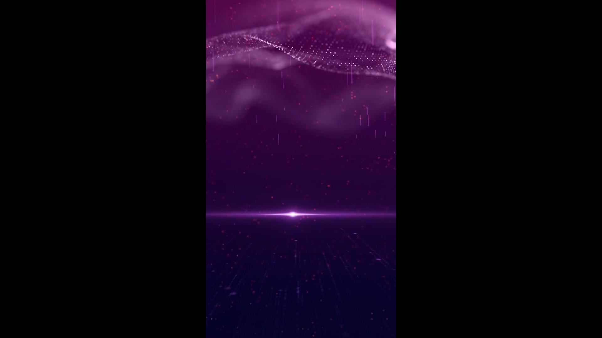 粒子紫色唯美相册背景视频的预览图
