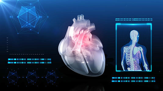 4K三维心脏医学科技背景视频的预览图