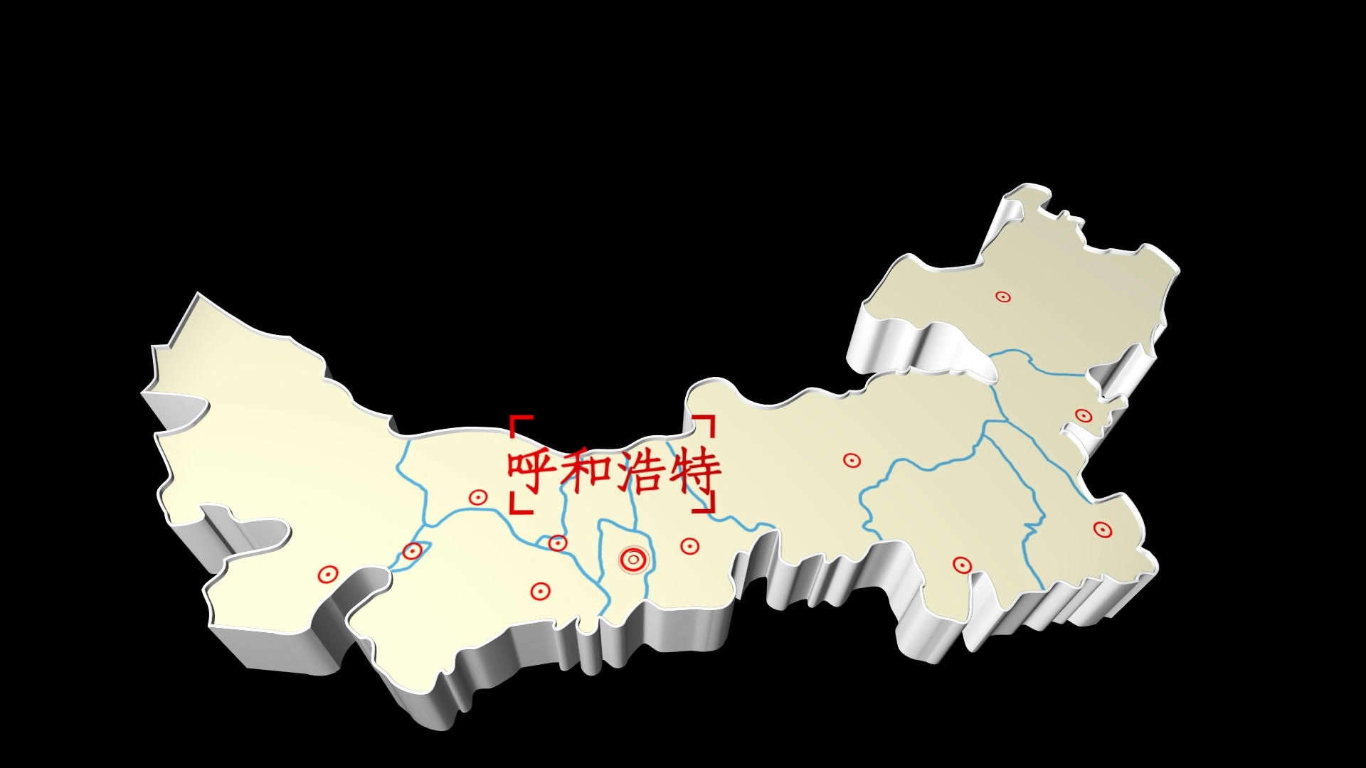 内蒙古三维地图坐落城市介绍视频的预览图