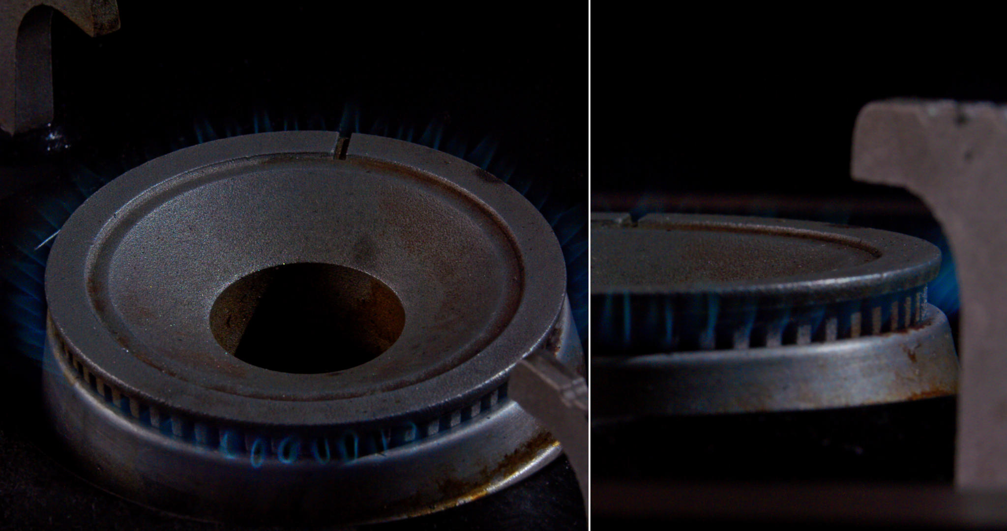 8K燃气灶蓝色火焰视频的预览图