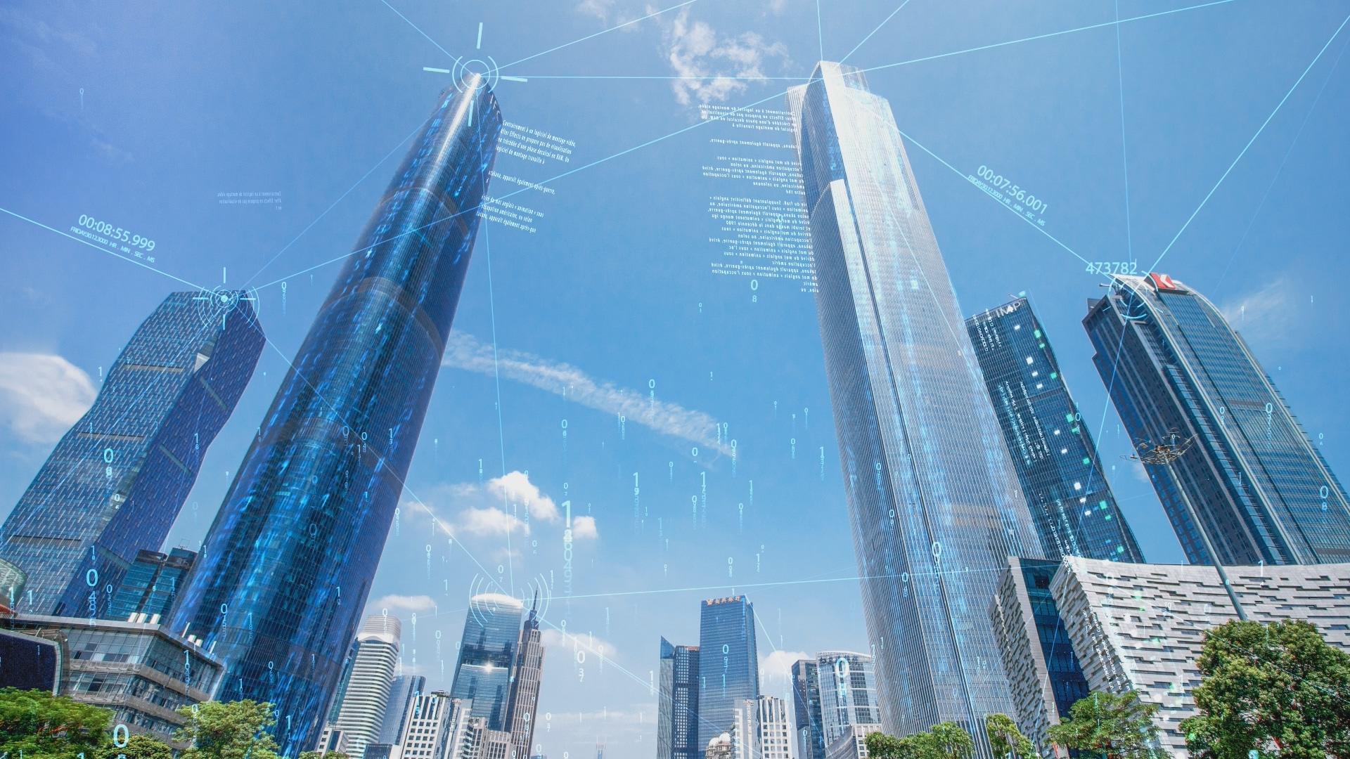 大气5G互联网智慧城市模板视频的预览图