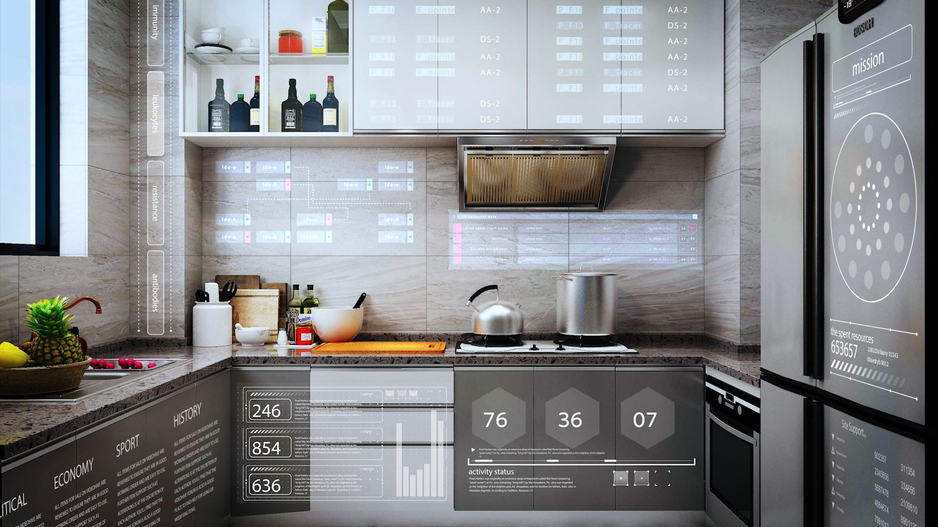 智能家居智能生活厨房视频的预览图