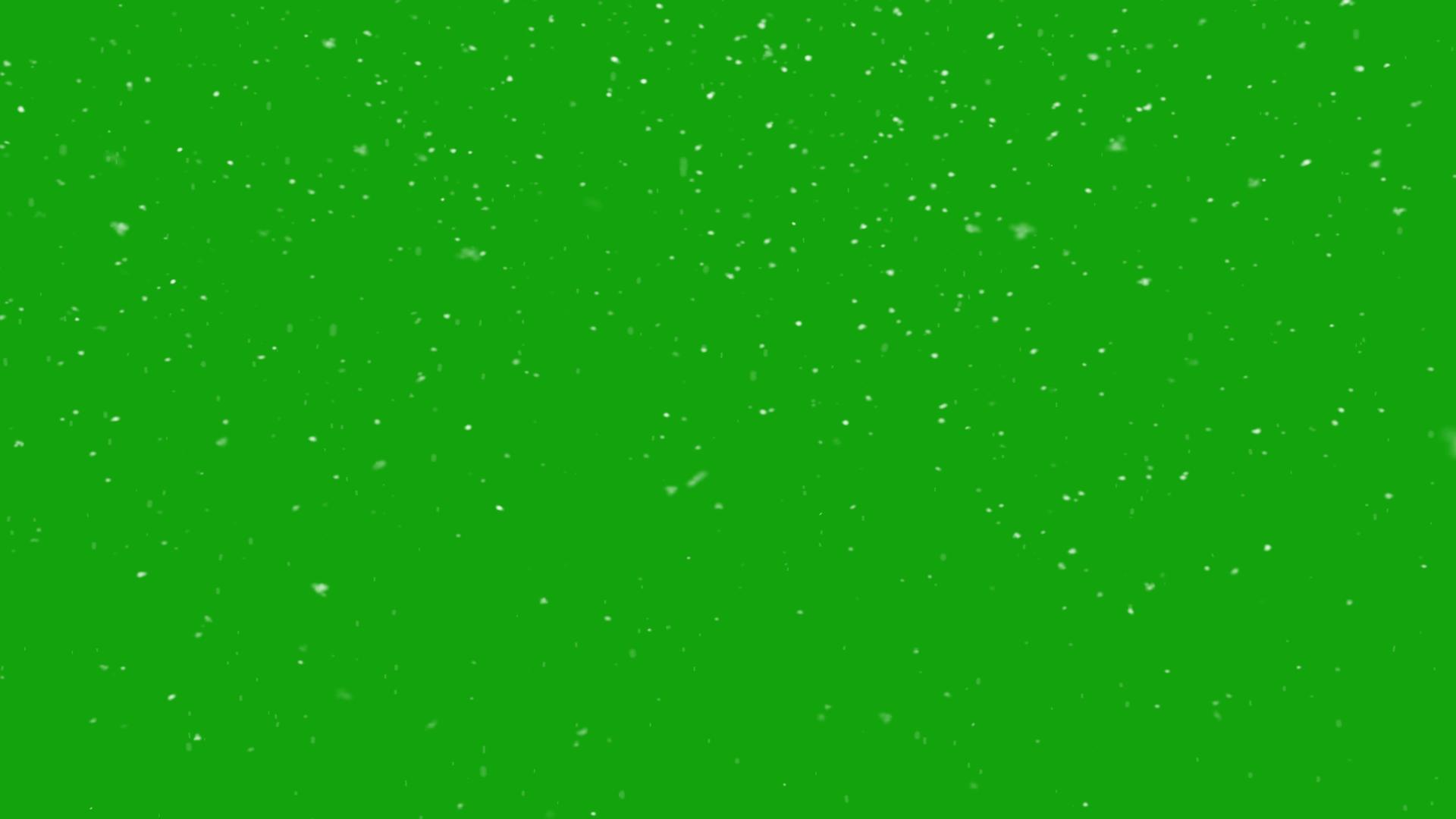 下雪绿幕抠像特效素材视频的预览图