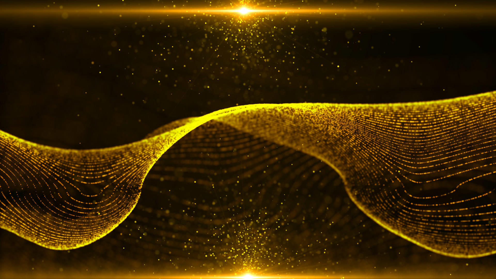 金色粒子边框视频的预览图