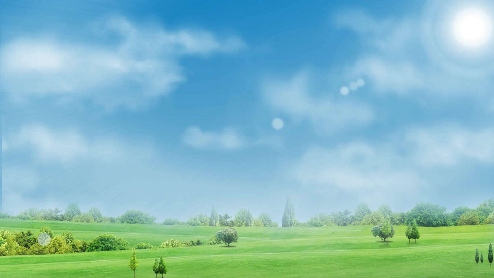 浪漫蓝天白云背景视频视频的预览图