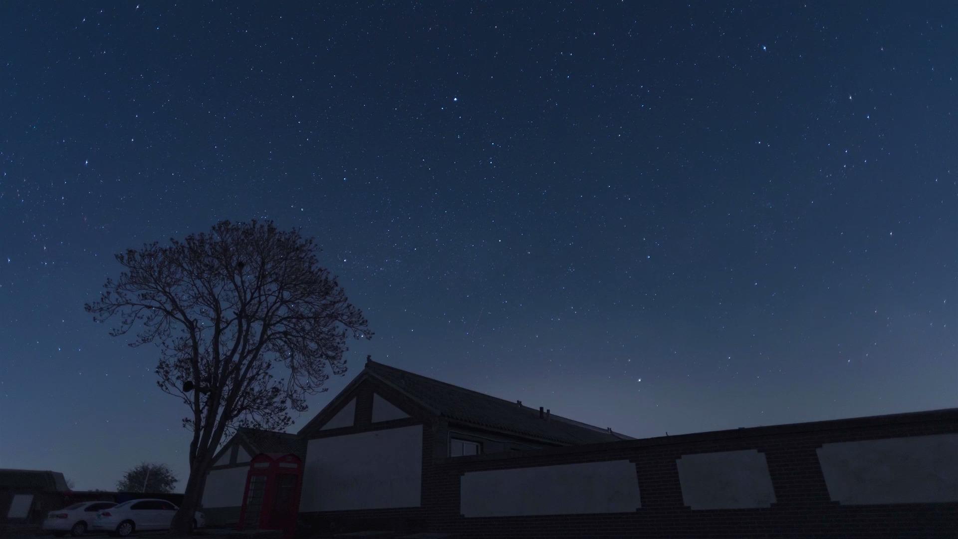 天津星空星轨延时视频的预览图