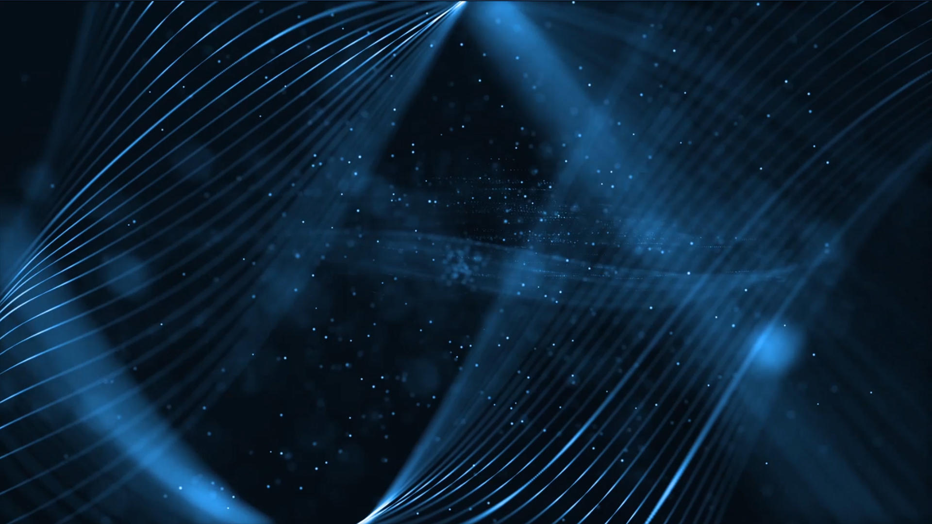 蓝色科技线条粒子元素合成背景视频的预览图