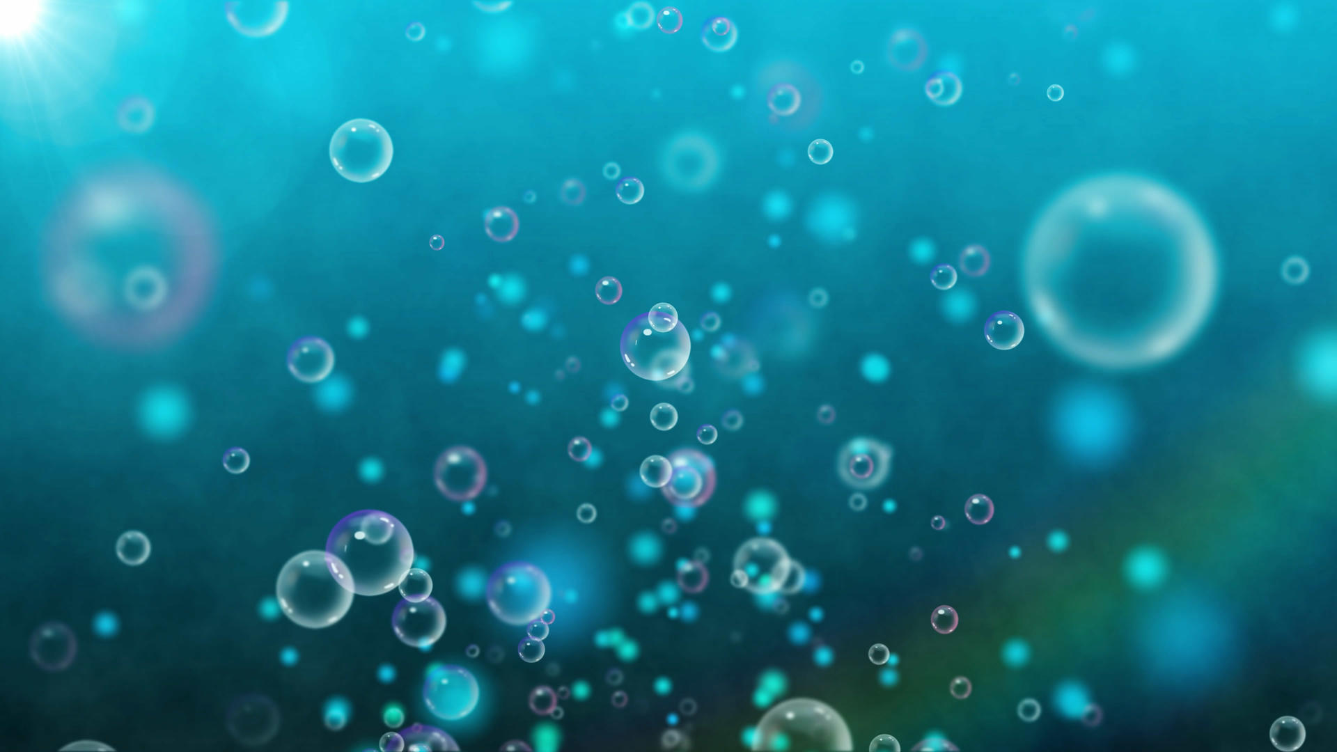 4K唯美的气泡粒子背景素材视频的预览图