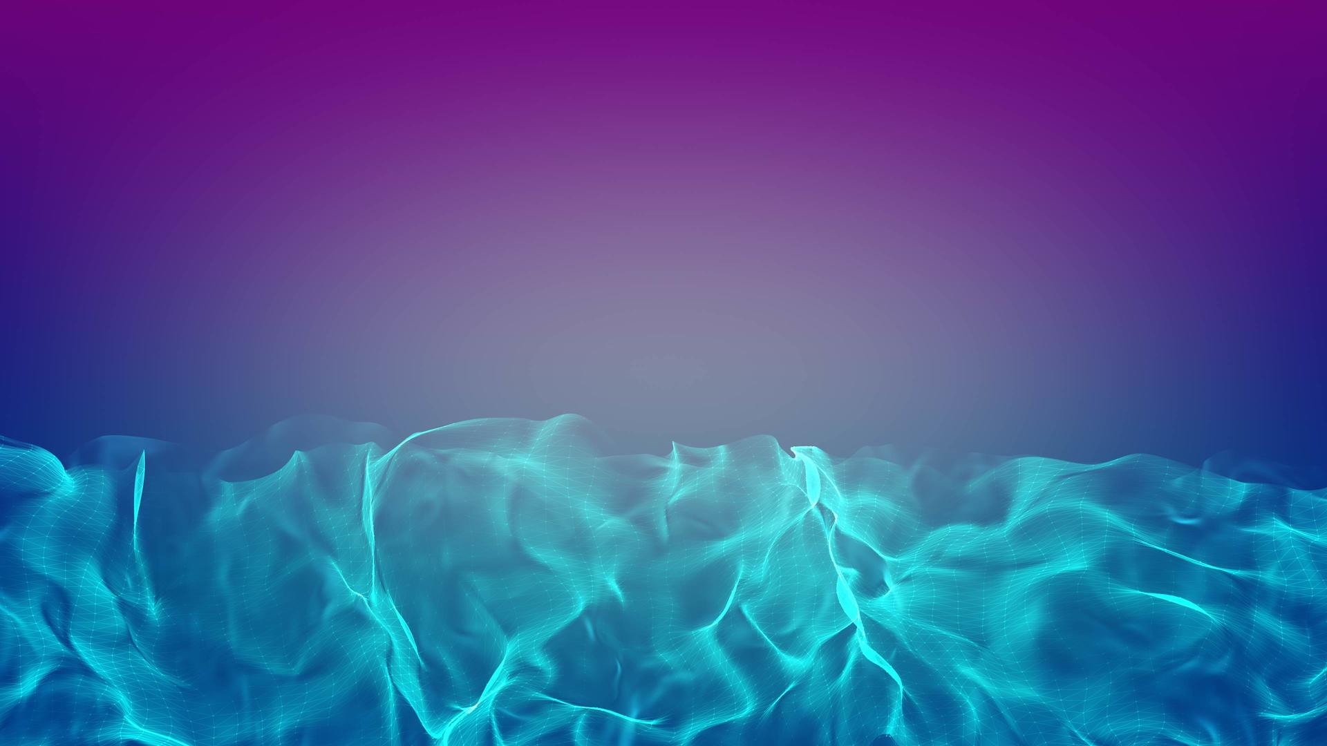 抽象波浪动画背景视频的预览图