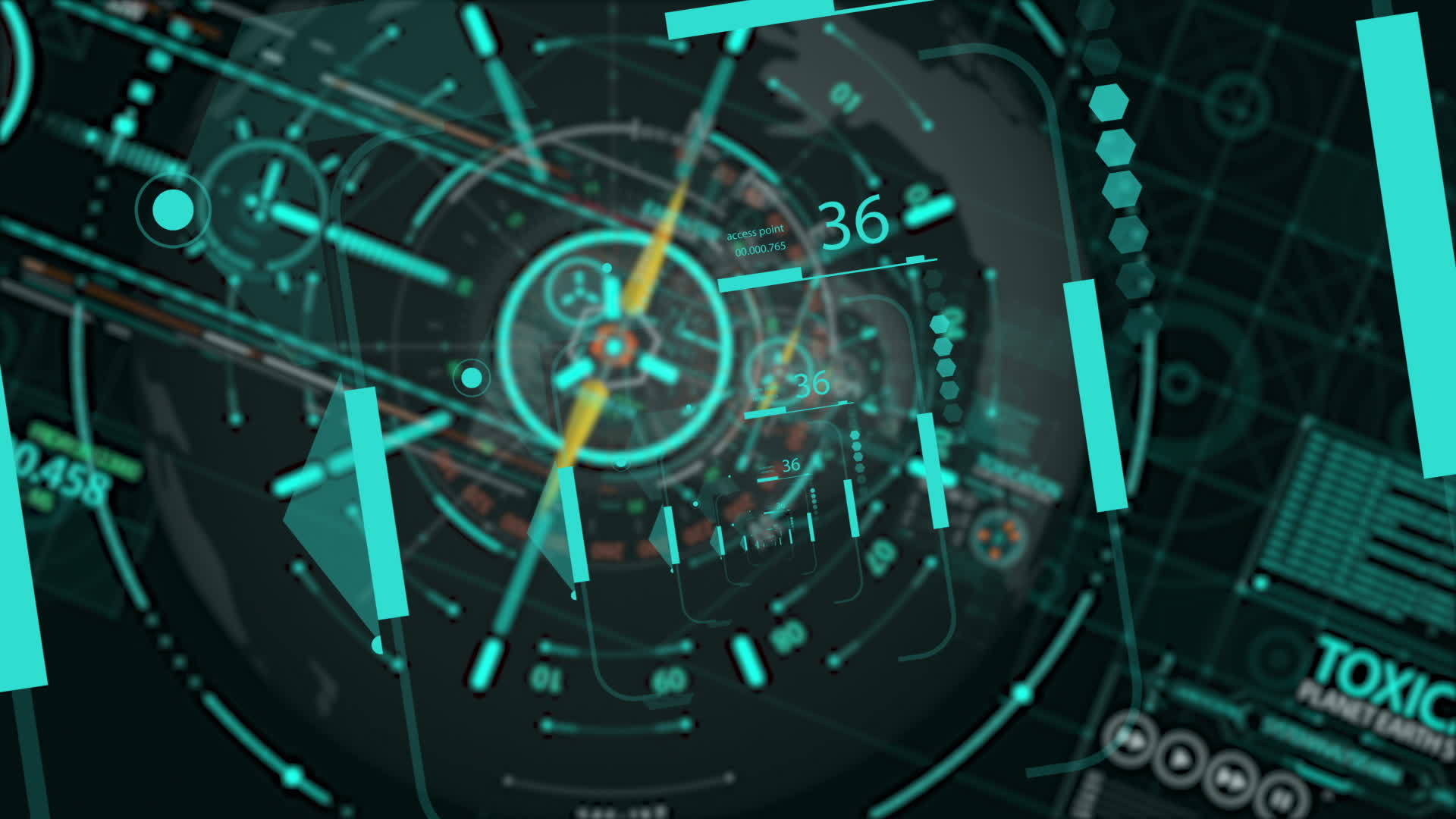 飞越未来科技界面旋转超速加速器视频的预览图