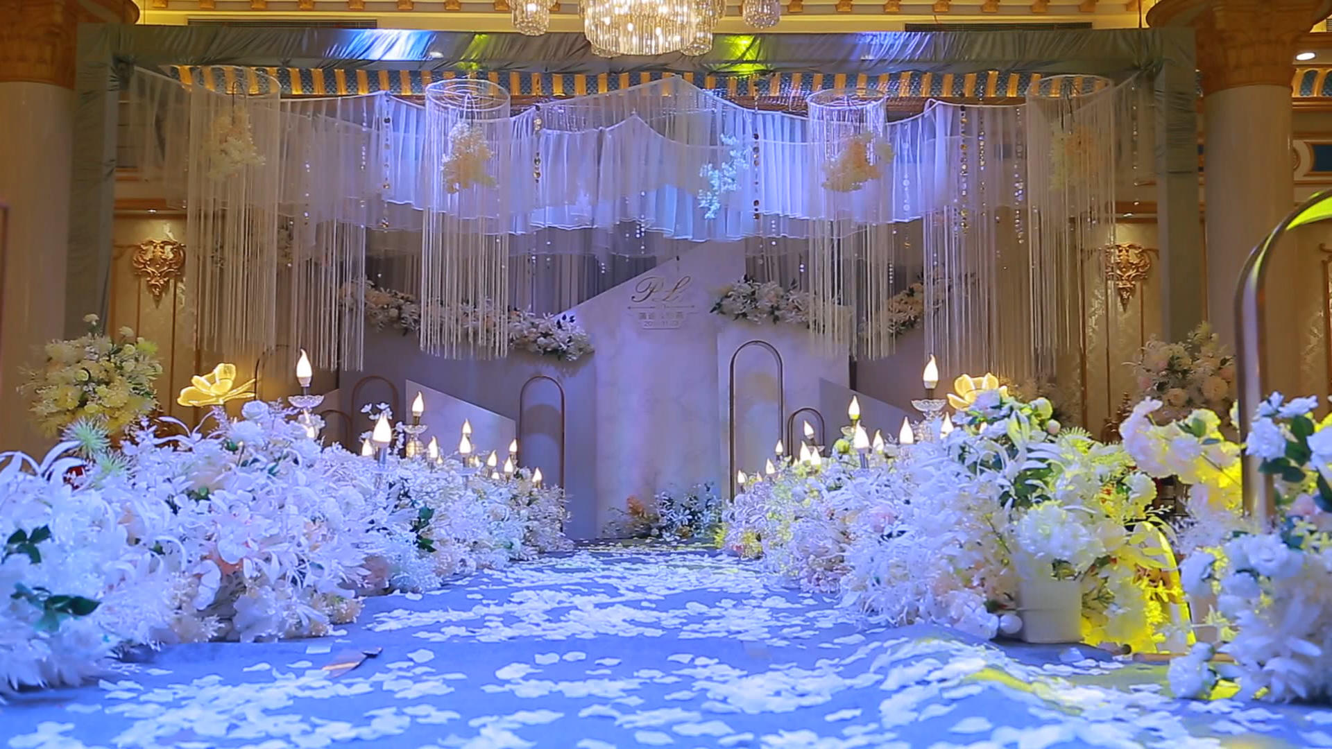 婚礼堂现场视频视频的预览图