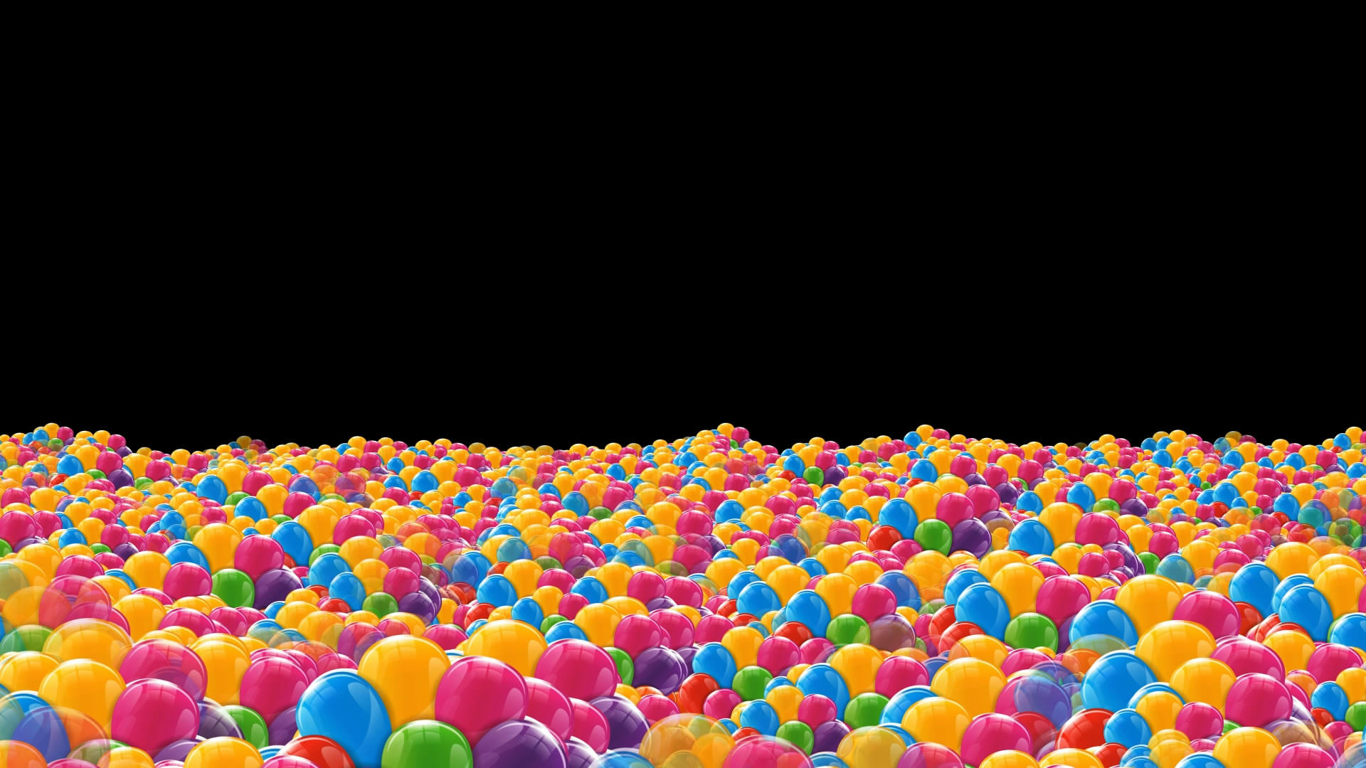 透明通道彩色气球视频的预览图