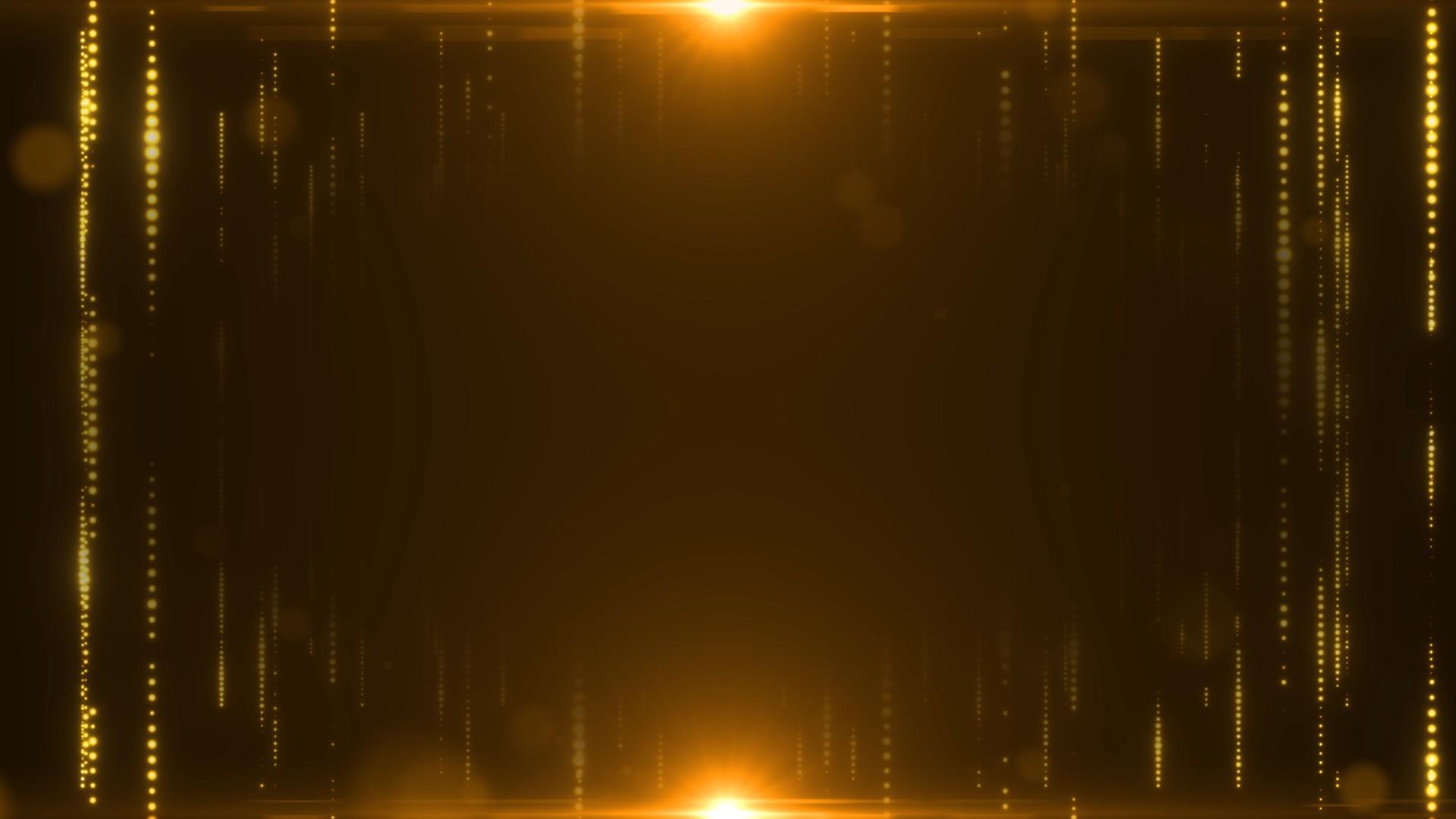 大气金色粒子背景（无缝循环）视频的预览图