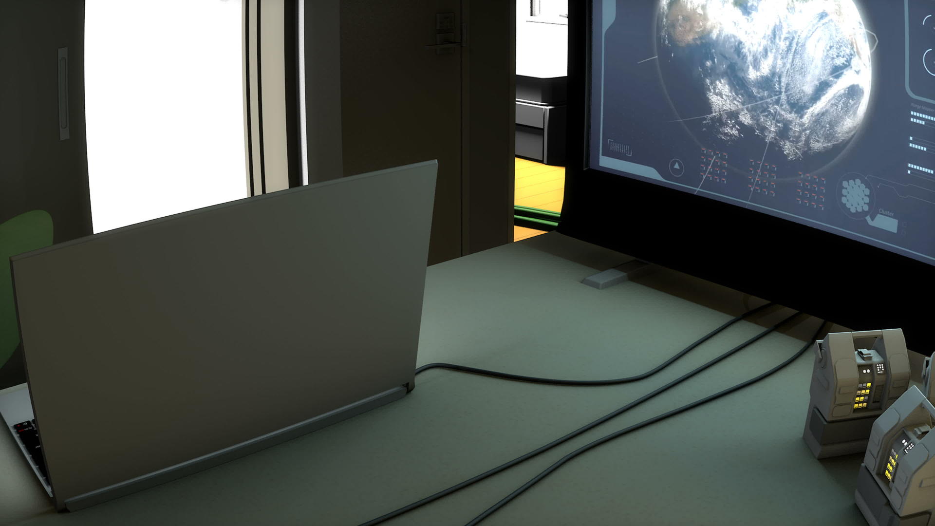 未来科技3d元宇宙操作台指挥中心V2视频的预览图