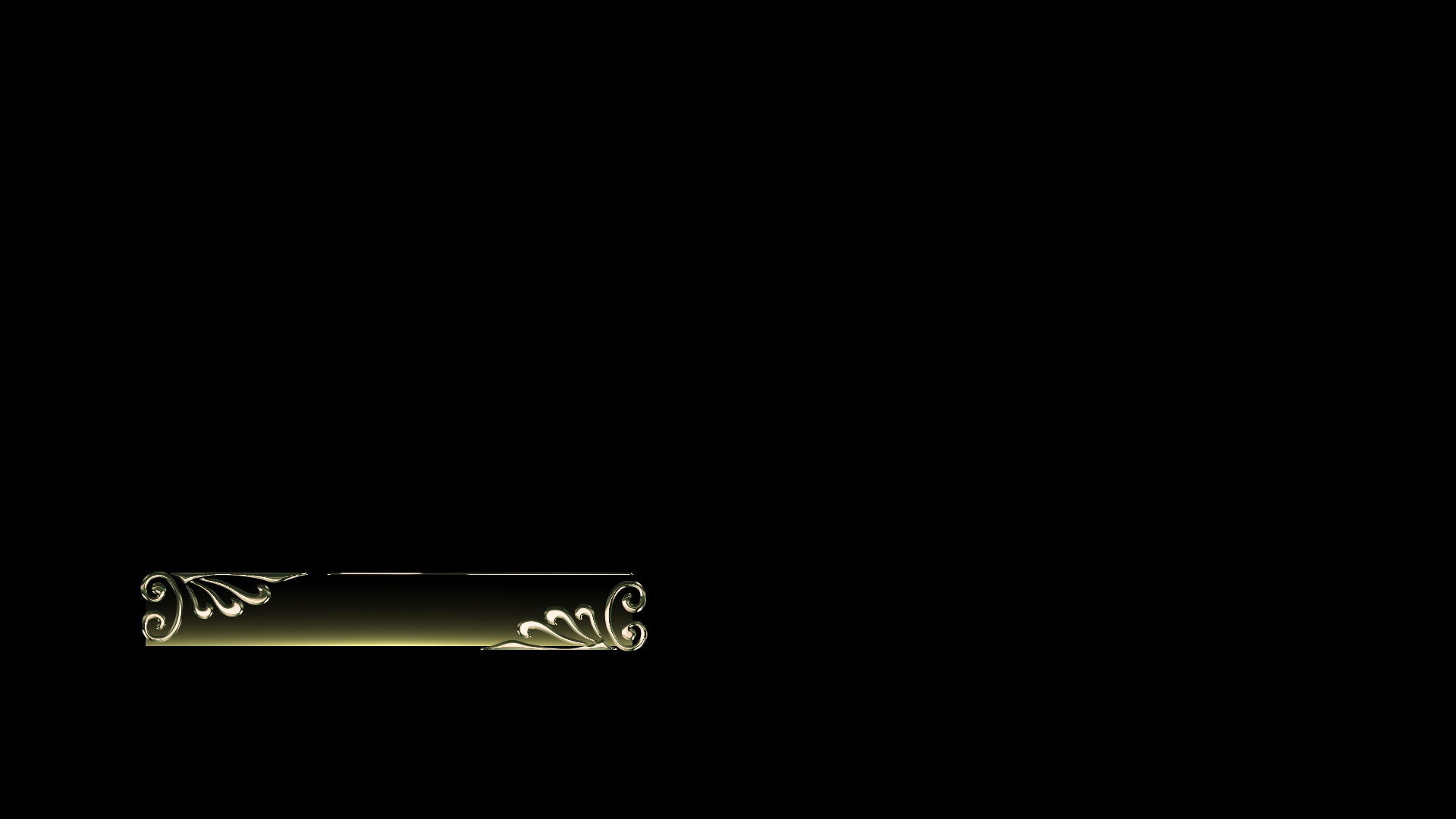金色古典雅致字幕框视频的预览图