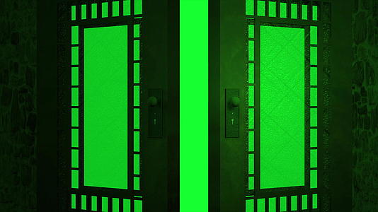 3d动画绿幕开门视频的预览图