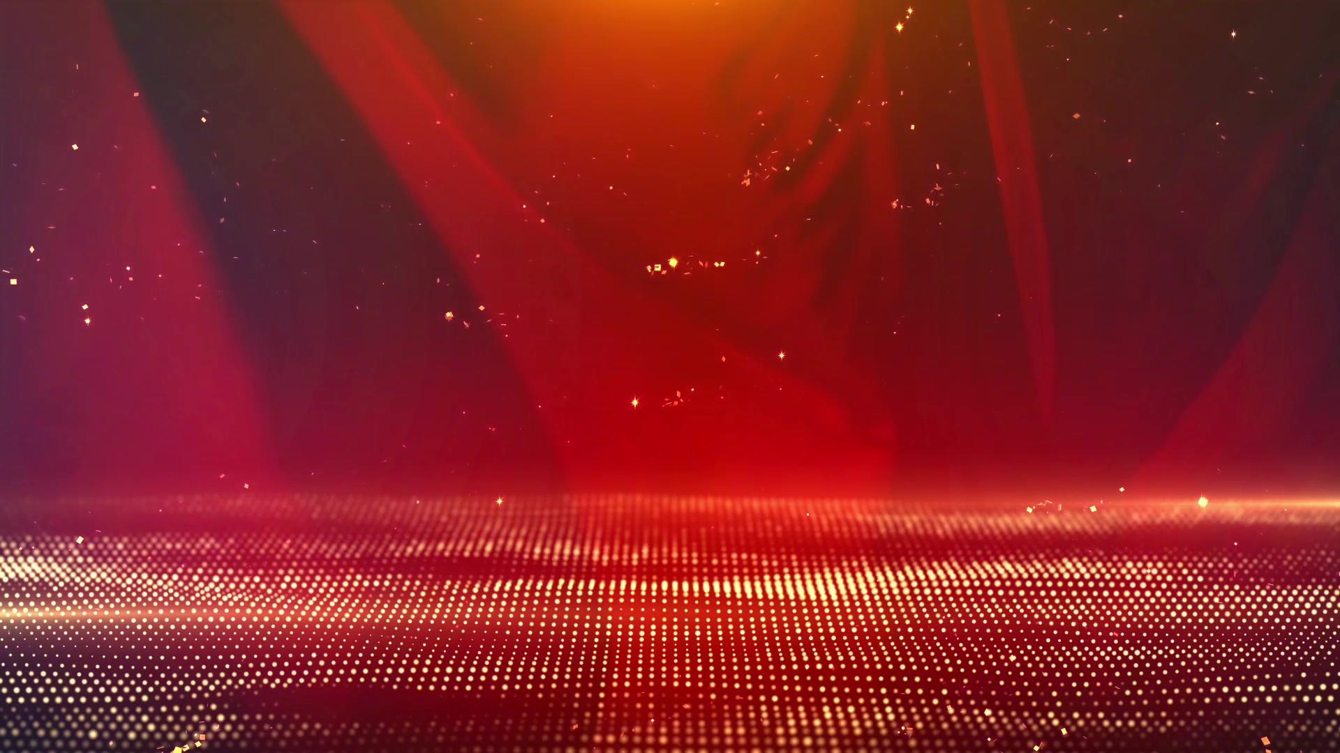 大气红色舞台背景视频的预览图