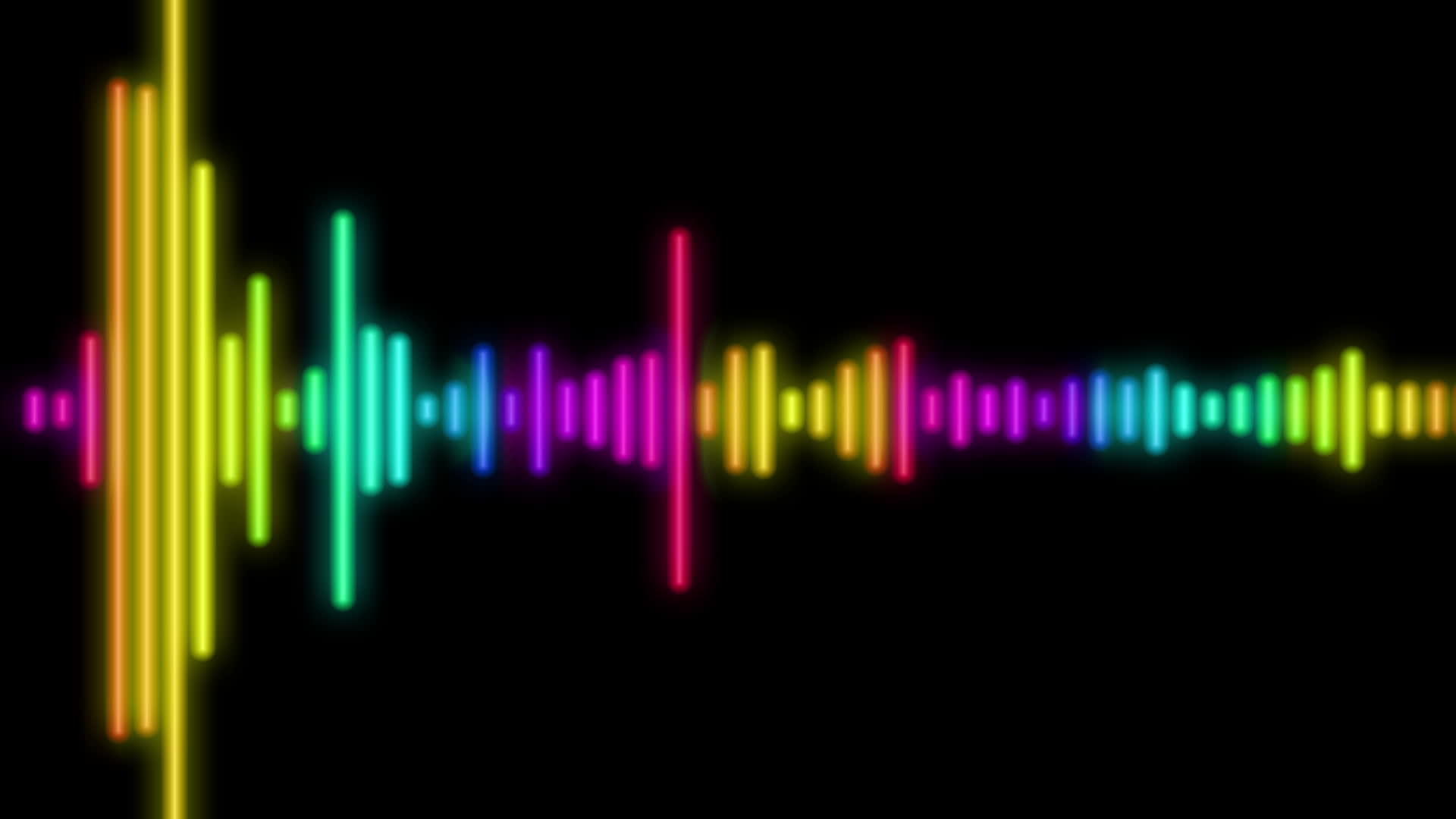 数字音频平衡器颜色栏杆视频的预览图